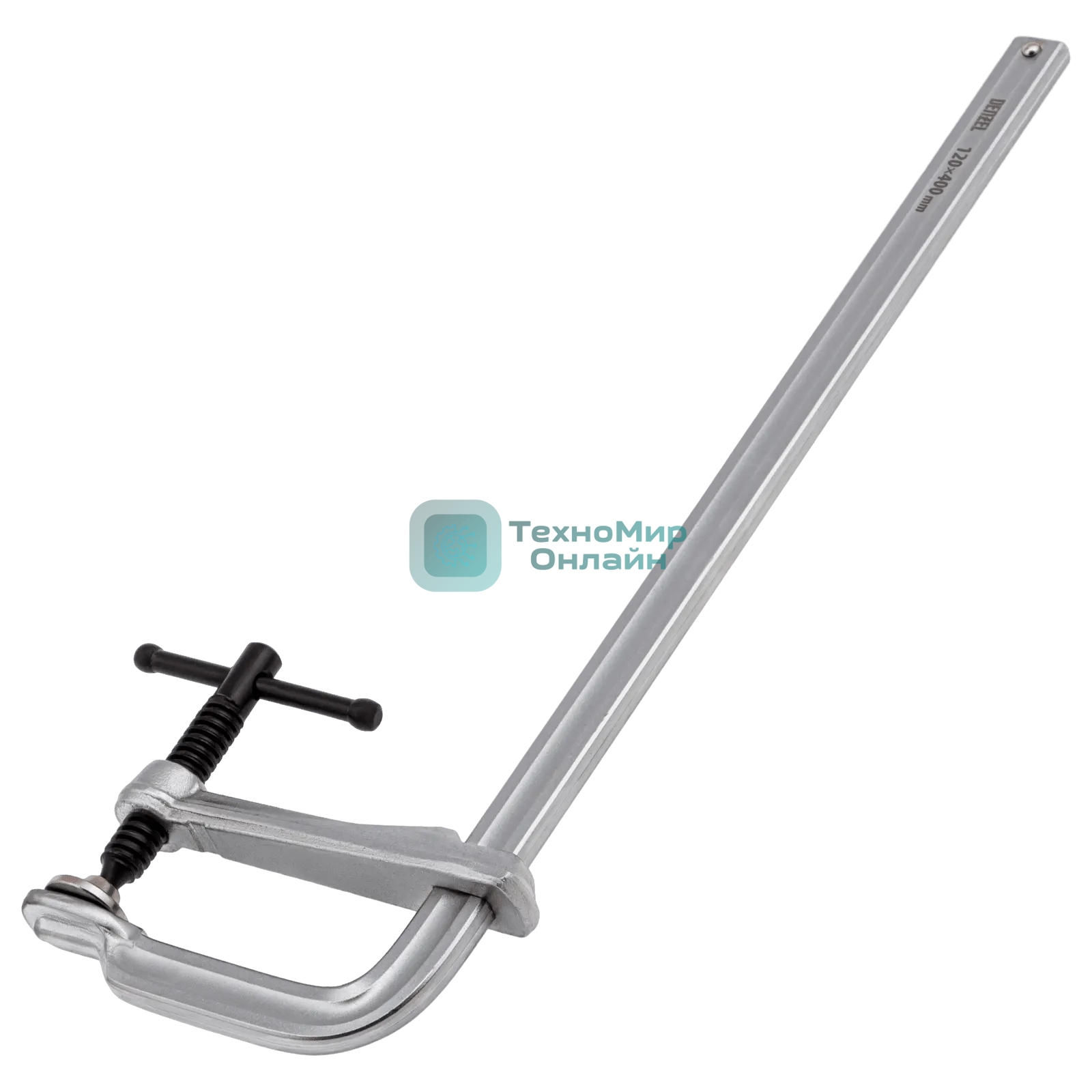 Струбцина Denzel F-образная, 120x400 мм, кованая