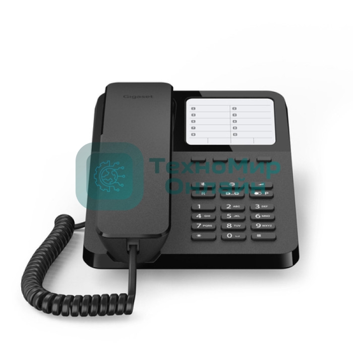 Телефон проводной Gigaset DESK400 черный