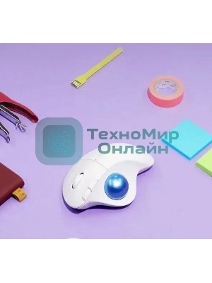Мышь беспроводная (трекбол) Logitech ERGO M575S белый