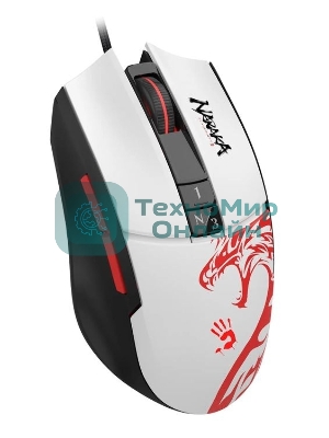 Мышь проводная A4Tech Bloody L65 Max белый, 12000 dpi, USB, кнопки - 7