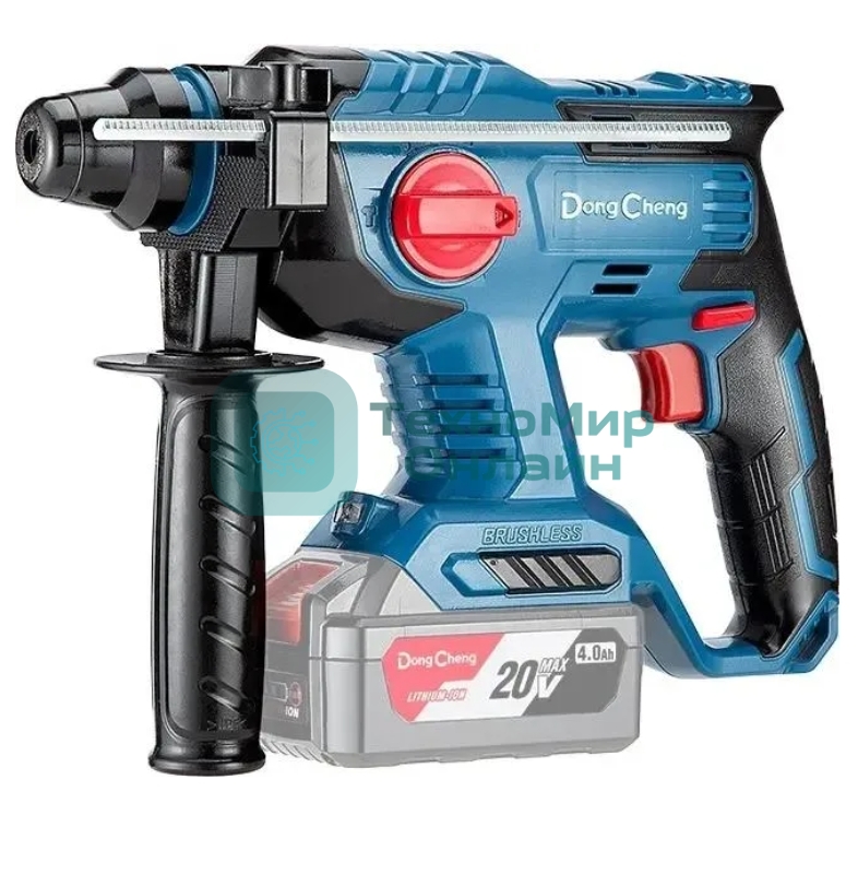 Перфоратор DongCheng DCZC22, SDS-plus, 20 В, 2,1 Дж, от аккумулятора