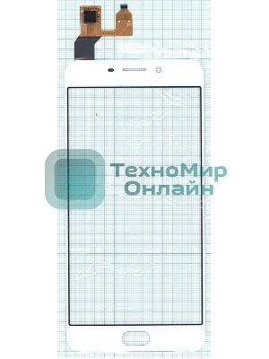Сенсорное стекло (тачскрин) для OPPO R9, белое