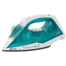 Утюг Vitek VT-8336 белый/бирюзовый