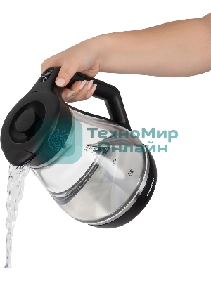 Чайник электрический Starwind SKS2035 1.7 л, 2200 Вт, черный