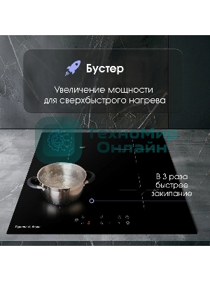 Индукционная варочная панель Zigmund & Shtain CI 33.6 B независимая, черный