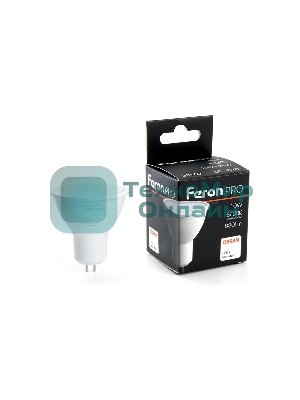 Лампа светодиодная Feron PRO LB-1610 10Вт 230В GU5.3 дневной