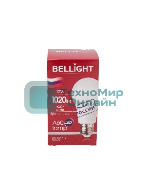 Лампа светодиодная Bellight LED 12 Вт Е27 220 4000 К 1020 Лм