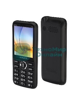 Мобильный телефон Maxvi K15n 4G черный