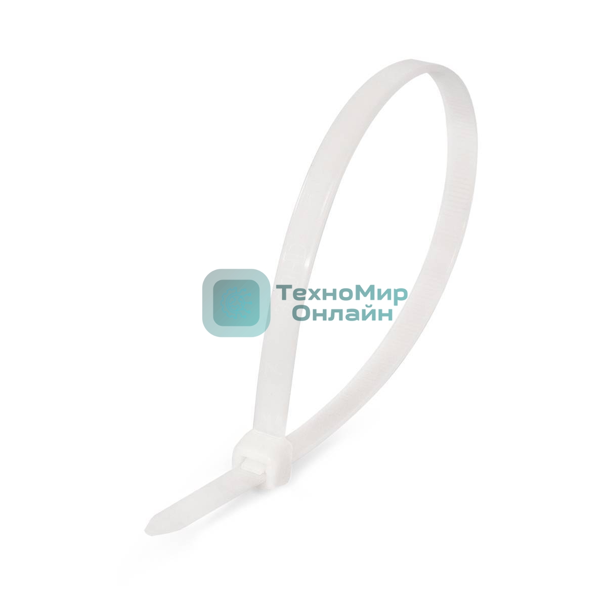 Нейлоновые стяжки Fortisflex КСС 8х500 белый 100 штук