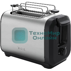 Тостер Tefal Express Metal TT5S1DE0, серебристый/черный 7211419524