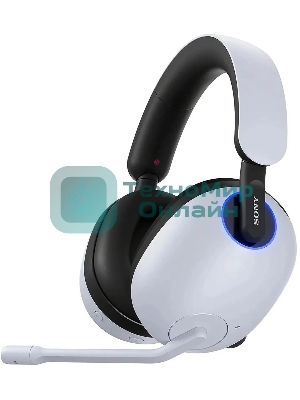 Гарнитура Sony INZONE H9 белый, беспроводная + проводная, Bluetooth, до 32 ч, подсветка