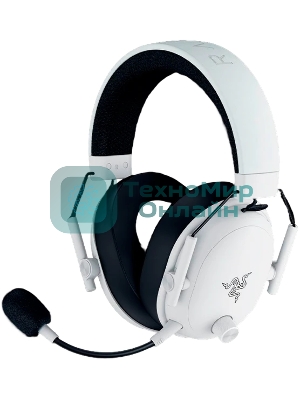 Гарнитура Razer BlackShark V3 белый, беспроводная + проводная, радиоканал, до 70 ч