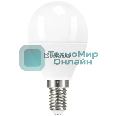 Лампа светодиодная Defender P45-10W-830-E14 шар, 3000 К, теплый белый, 1 шт.