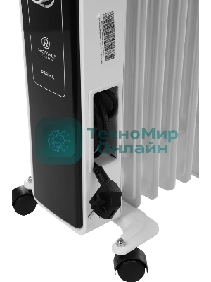 Радиатор масляный Royal Clima PARMA ROR-PR7-1500M 1500Вт белый/черный