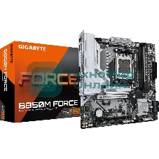 Материнская плата Gigabyte B850M FORCE, AM5, AMD B850, 2xDDR5, 4xSATA, 3xM.2, 1xPCIe 5.0 x16, 1xPCIe 4.0 x4, 1xHDMI, 1xDP, 1x2.5Gb LAN, 1xUSB-C 5Gbps, 1xUSB-A 10Gbps, 2xUSB-A 5Gbps, 2xUSB-A 2.0, 3x3.5 мм, 7.1, mATX
