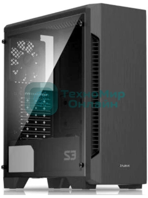 Компьютерный корпус Zalman S3 черный без БП ATX 2x120мм 2xUSB 2.0 1xUSB 3.0 audio bott PSU