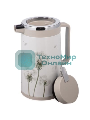 Термос AGNESS 734-206 DANDELION со стекл. колбой 950 мл