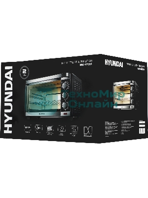 Мини-печь Hyundai MIO-HY091 20 л, 1380 Вт, черный