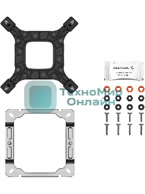 Кулер для процессора DEEPCOOL AK500S DIGITAL SE LGA20XX/1700/1200/115X/AM5/AM4 (12шт/кор, TDP 240W, PWM, Fan 120мм, 5 тепл. трубок, Copper Base, черный) RET (R-AK500S-BKADMN-GJD)