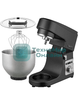 Кухонная машина Rondell RDE-1402 планетар.вращ. 2000Вт черный