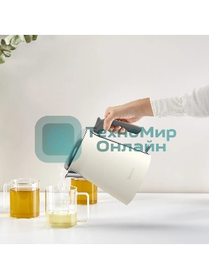 Электрочайник Tefal KI666AE0 молочный, 1.7 л, 2400 Вт, скрытый нагревательный элемент