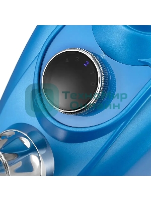 Отпариватель Kitfort КТ-9352 голубой/черный, 2350 Вт, 50 г/мин, 3000 мл