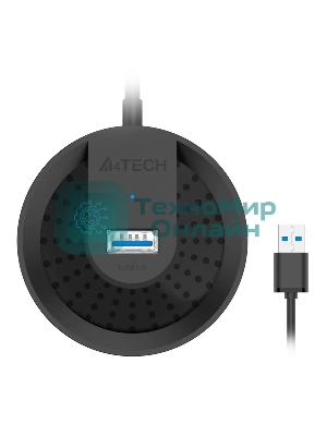 Разветвитель USB 3.0 A4Tech HUB-30 4порт. черный