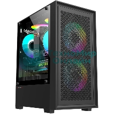 Корпус ACCORD ACC-1902, Mini-Tower, чёрный