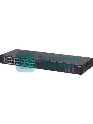 Коммутатор Dahua DH-SG1024, 24×1 Гбит/с, неуправляемый