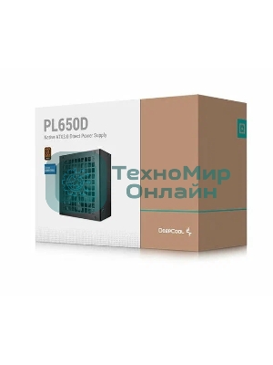 Блок питания Deepcool/GamerStorm PL650D, 650Вт, 80 PLUS Bronze, 120мм, черный