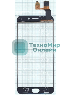 Сенсорное стекло (тачскрин) для OPPO R9, белое