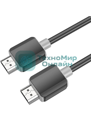 Кабель Hoco US08 ver2.0 HDMI (m) HDMI (m) 2м черный (пакет)