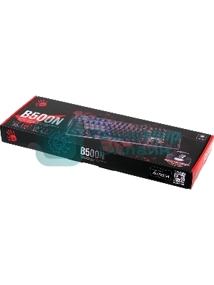 Клавиатура проводная A4Tech Bloody B500N USB серый