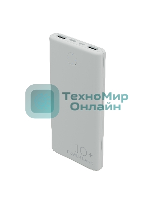Портативный аккумулятор More choice (4610196408694) PB11-10 White 10000mAh 2USB