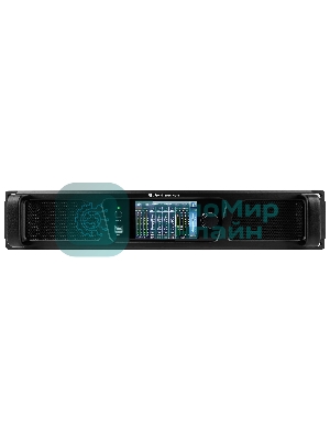 Усилитель INTREND ITAMP-4K-TD четырехканальный, 4x1000W/8Ом, 4x1600W/4Ом, 2x3200/100V, 4x600/70V, поддержка Dante, встроенный DSP