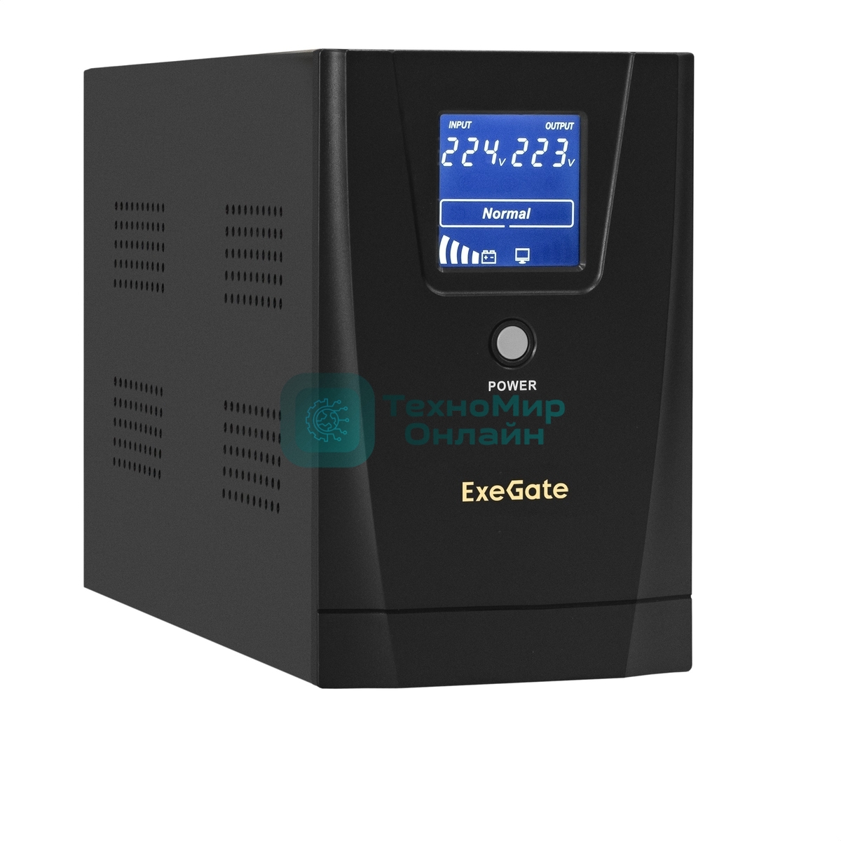 Источник бесперебойного питания ExeGate EX292630RUS SpecialPro Smart LLB-2000.LCD.AVR.1SH.2C13.RJ.USB 2000VA/1200W, LCD, AVR, 1*Schuko+2*C13,RJ45/11,USB, металлический корпус, черный