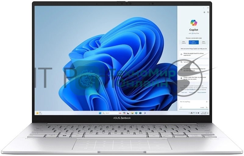 Ноутбук ASUS Zenbook 14 OLED UX3405CA-PP477 Intel Core Ultra 9 285H 3700MHz/14