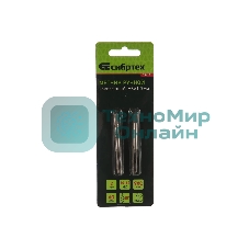 Метчик ручной Сибртех М6 х 1,0 мм, комплект из 2 шт.