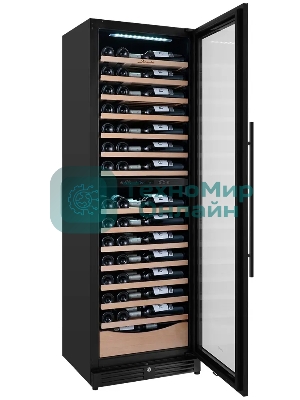 Винный шкаф Libhof SMD-110 черный, 318 л, 2 отсека, 110 бут., класс A