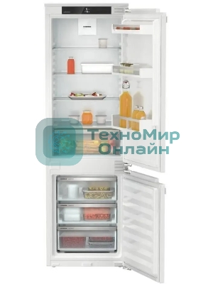 Встраиваемый холодильник Liebherr ICf 5103 белый двухкамерный 190/83 л морозилка снизу, капельная система