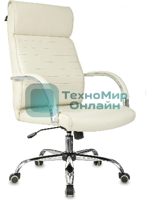 Кресло Бюрократ T-8010SL/IVORY слоновая кость, экокожа