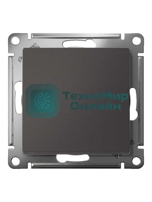 Выключатель 1-кл. AtlasDesign сх.1 10АХ механизм базальт SE