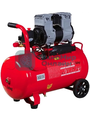 Компрессор поршневой Fubag OLS 250/50 CM2 безмасляный 250л/мин 50л 1500Вт красный/черный