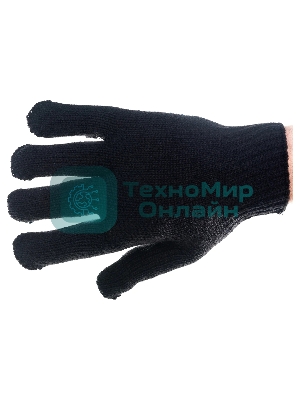 Перчатки трикотажные Сибртех, акрил, с ПВХ точкой, 7 класс