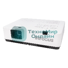 Проектор INFOCUS IN1034 3LCD, 4800 lm, XGA (1024x768), 50000:1, 1.481.78:1,3.5мм in,Composite video,Component,VGA IN х2, HDMI IN, Audio in(RCAх2), USB-A, USB B х2, VGA out, Audio 3.5мм out, лампа 20000ч.(ECO mode), RJ45,RS232, 1x16W, 31дБ, 3,3 кг