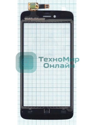 Сенсорное стекло (тачскрин) для Explay Air, черное