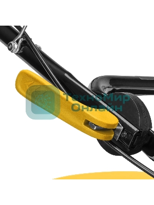 Бензиновая газонокосилка Denzel GLT-460SP-T, Trike 150 см3, 46 см, привод, панель, 60л