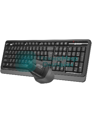 Комплект клавиатура+мышь A4Tech FStyler FGS1035Q беспроводной, USB, 2000 DPI, чёрный/серый