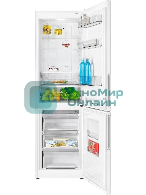Холодильник Atlant ХМ-4624-101-NL белый двухкамерный 235/94л морозилка снизу, No Frost