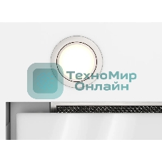 Вытяжка встраиваемая Elikor Cube 60П-1000 белый SM/белый, 59.8 см, 1000 куб. м/ч, 57 дБ